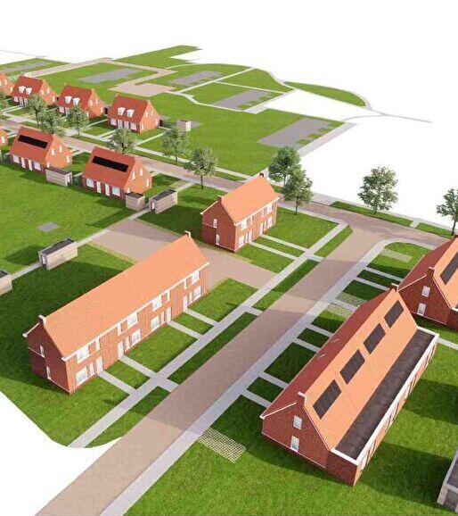 Sloop- nieuwbouw 32 woningen, Vlagtwedde 
